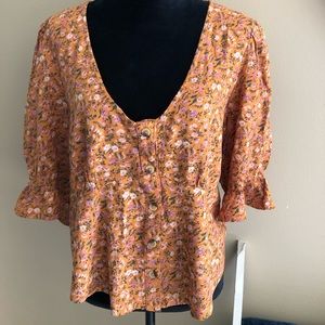 Women’s American Eagle Floral Print Blouse